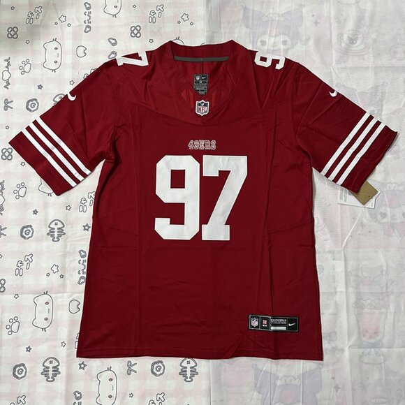 an Francisco 49ers Red Jersey Bosa #97 Nike NFL - Picture 1 of 7